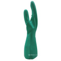 Chemical Proof Green Nitrile Work Protective Gloves